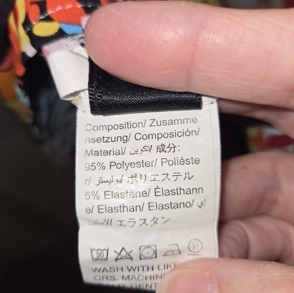 Greathe Women's sz L Tie Neck Ruffle Hem Floral Dress - Picture 10 of 15